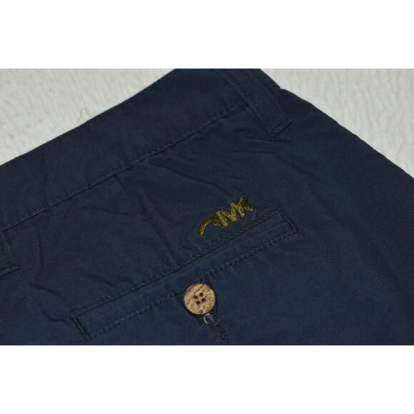 Mountain Khakis Shorts Mens Size 32 Chinos Hiking Blue Flat Front Organic Cotton - Picture 1 of 8